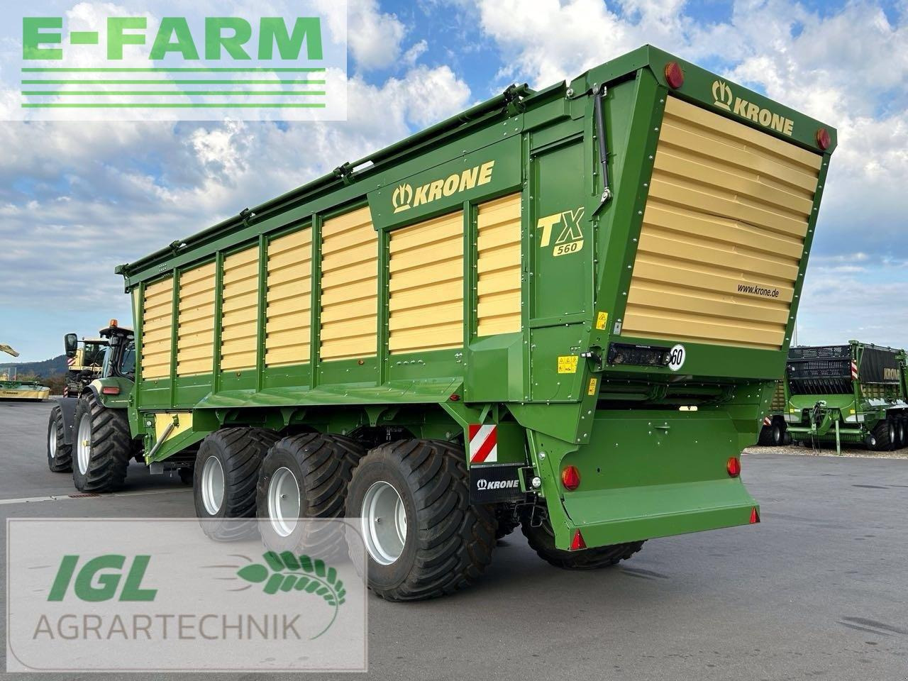 Krone tx 560 - Сельскохозяйственный прицеп-самосвал: фото 3 Krone tx 560 - Сельскохозяйственный прицеп-самосвал: фото 3