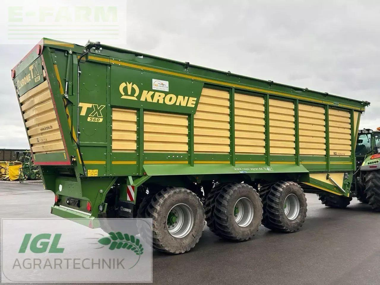 Krone tx 560 - Сельскохозяйственный прицеп-самосвал: фото 5 Krone tx 560 - Сельскохозяйственный прицеп-самосвал: фото 5