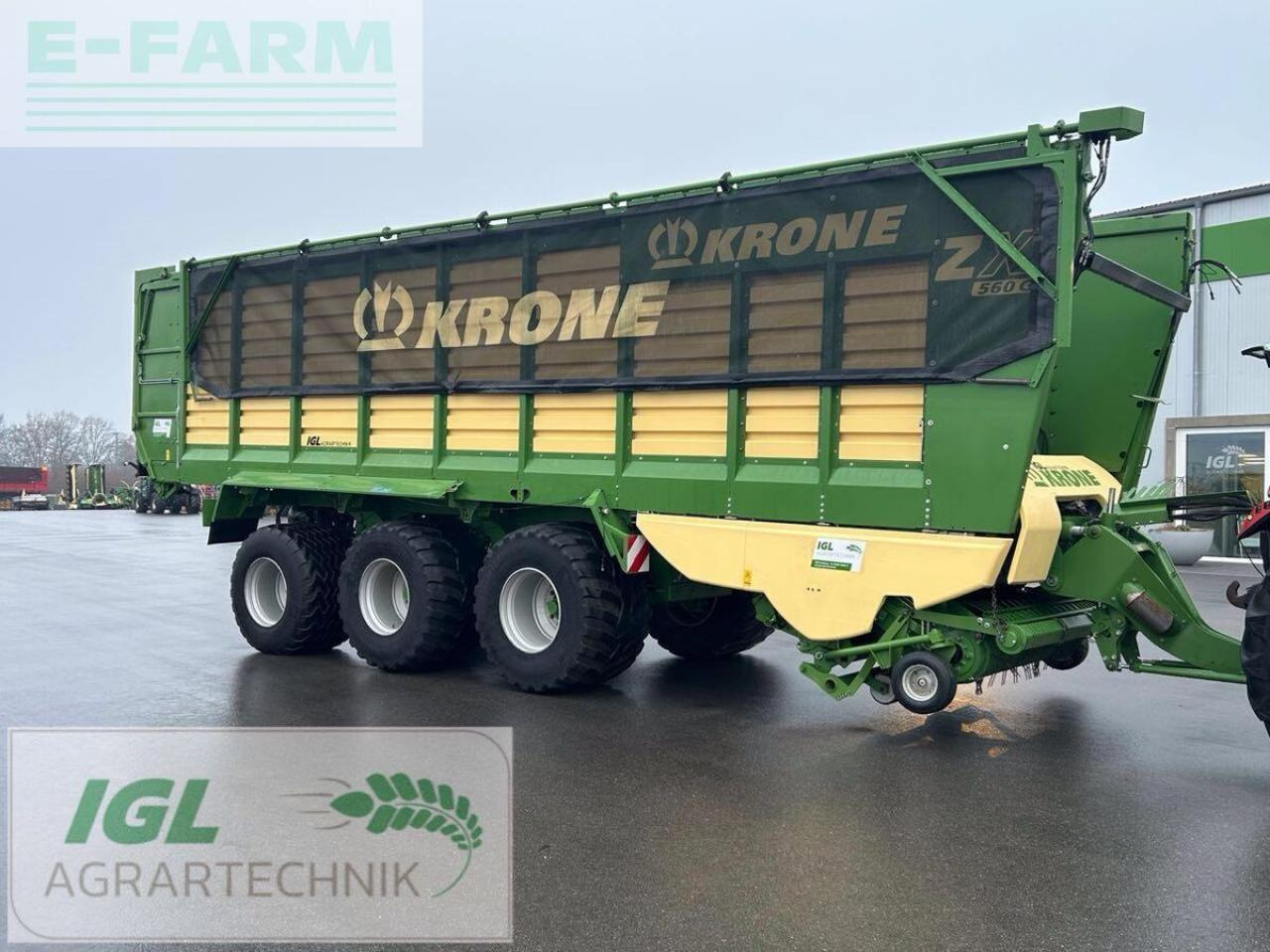 Krone zx 560 gl - Сельскохозяйственный прицеп-самосвал: фото 2 Krone zx 560 gl - Сельскохозяйственный прицеп-самосвал: фото 2
