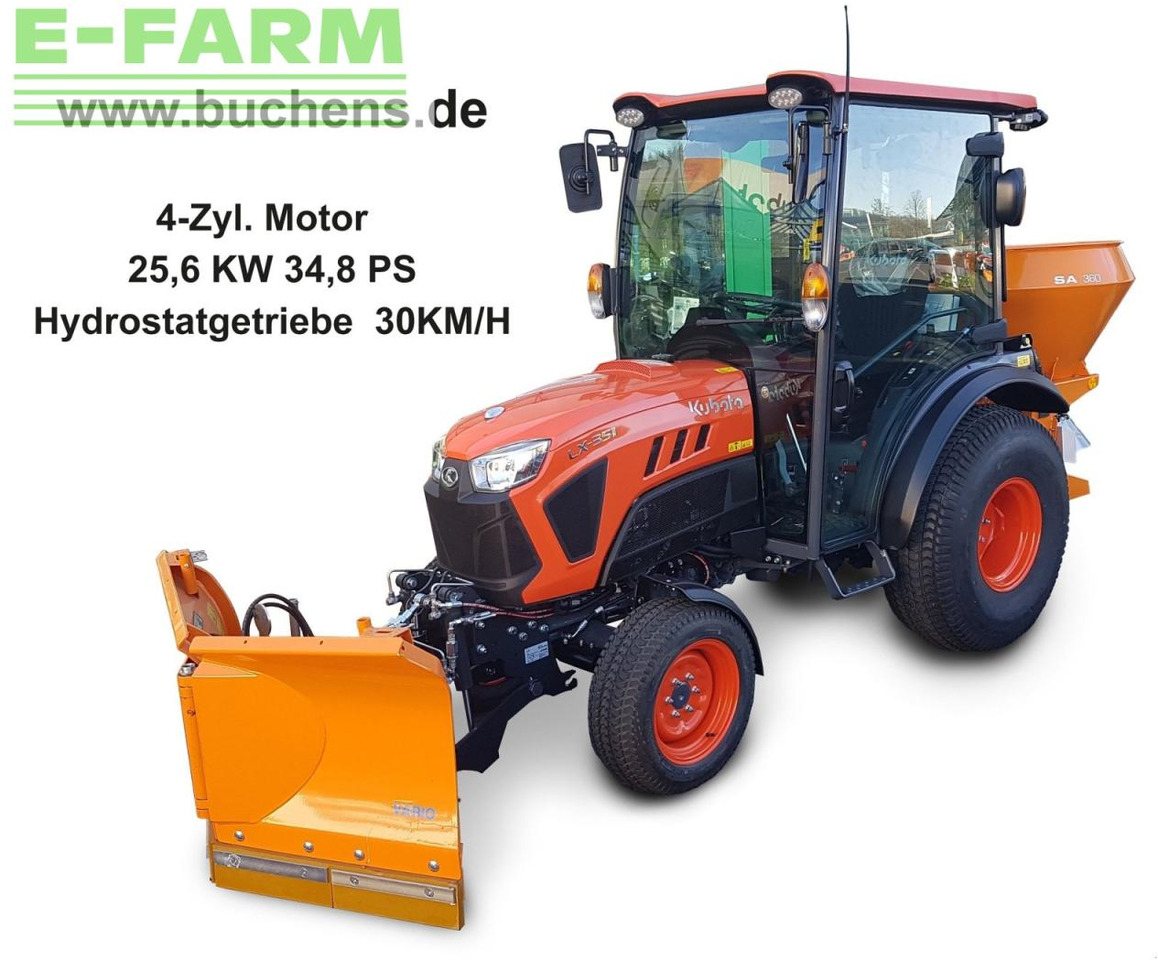Kubota lx351 cab winterdienstpaket - Трактор: фото 1 Kubota lx351 cab winterdienstpaket - Трактор: фото 1