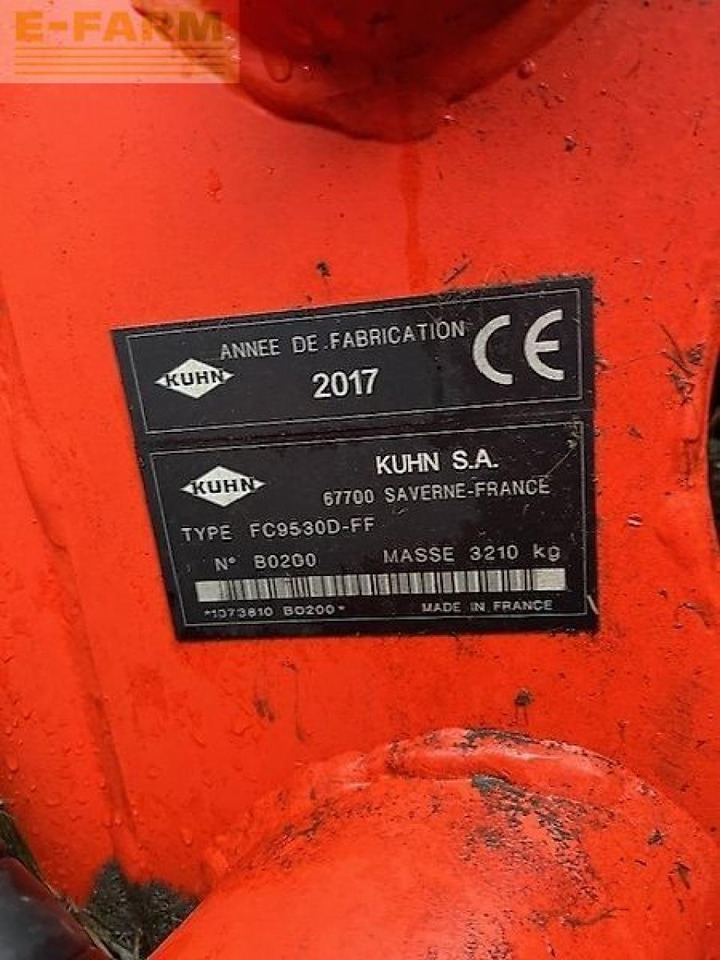 Kuhn fc 9530 d ff - Косилка: фото 4 Kuhn fc 9530 d ff - Косилка: фото 4