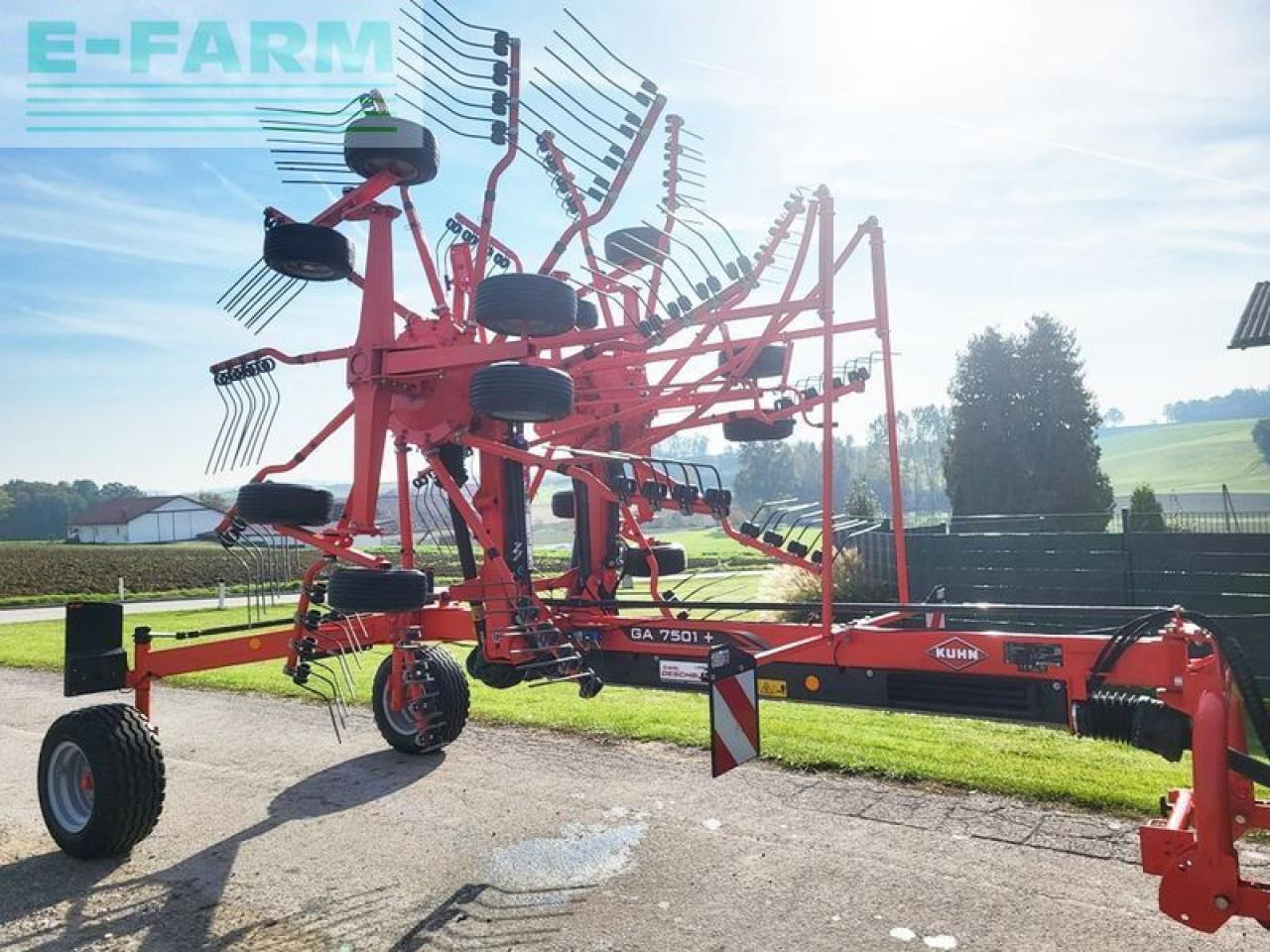 Kuhn ga7501+ 2-kreisel-mittelschwader - Сеноворошилка: фото 2 Kuhn ga7501+ 2-kreisel-mittelschwader - Сеноворошилка: фото 2