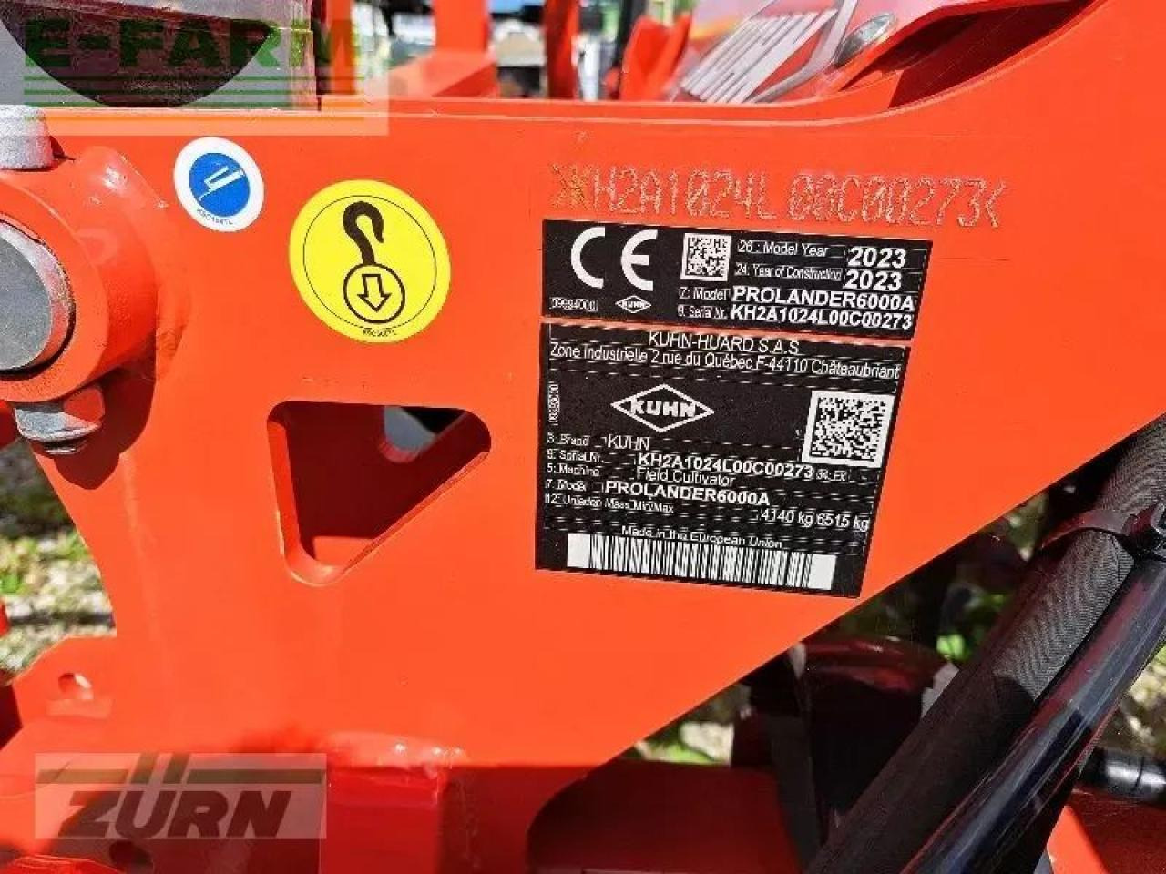 Культиватор Kuhn prolander6000: фото 12