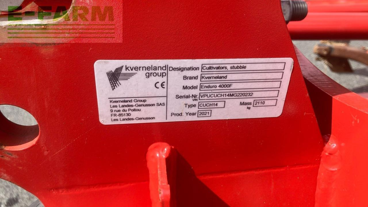 Культиватор Kverneland Enduro 4000F: фото 9