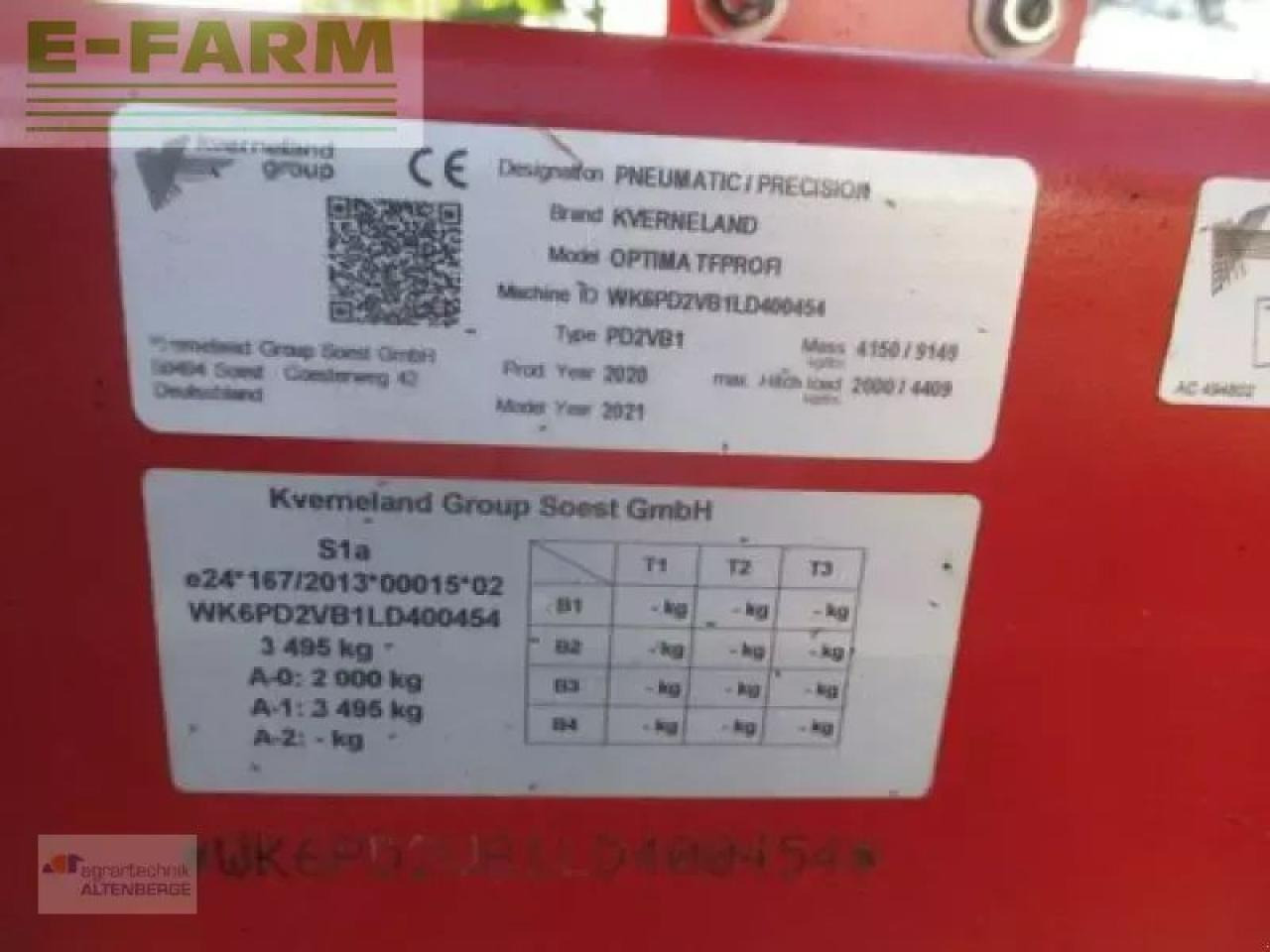 Сеялка точного высева Kverneland optima tf profi sx: фото 8