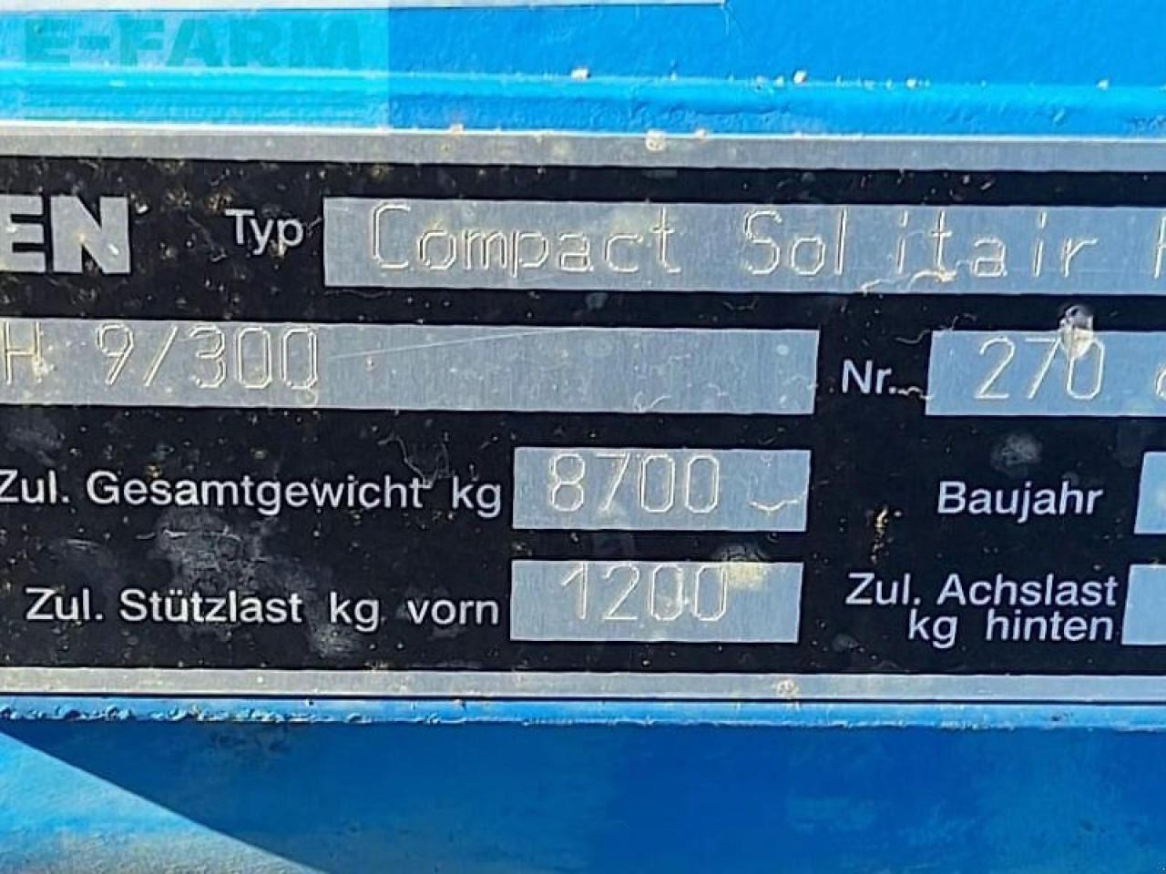 Сеялка Lemken compact solitair 9/300: фото 6