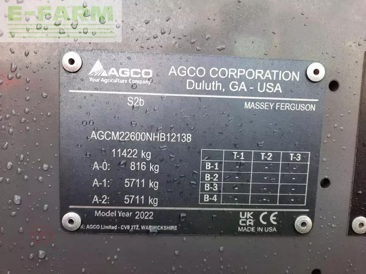 Massey Ferguson 2260 tc - Пресс-подборщик тюковый: фото 5 Massey Ferguson 2260 tc - Пресс-подборщик тюковый: фото 5