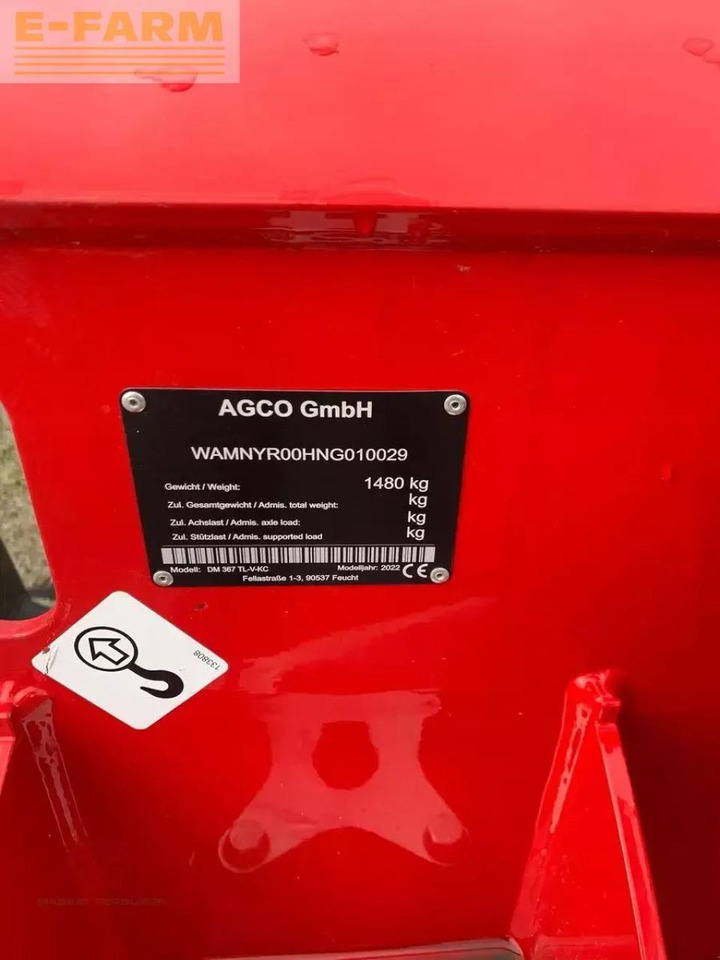 Massey Ferguson massey ferguson dm367tl-v-kc - Косилка: фото 2 Massey Ferguson massey ferguson dm367tl-v-kc - Косилка: фото 2