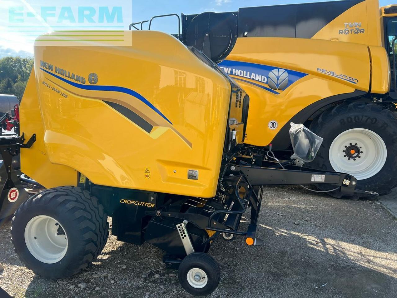 New Holland roll-bar 125 rotor cutter - Пресс-подборщик тюковый: фото 1 New Holland roll-bar 125 rotor cutter - Пресс-подборщик тюковый: фото 1