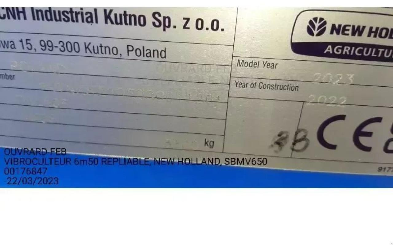 New Holland sbmv650 - Культиватор: фото 2 New Holland sbmv650 - Культиватор: фото 2