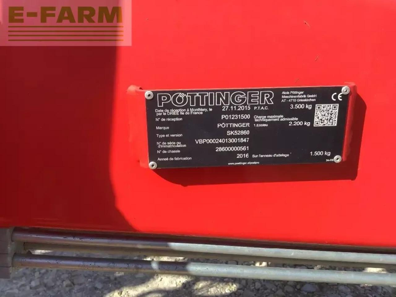 Pöttinger top 662 - Сеноворошилка: фото 3 Pöttinger top 662 - Сеноворошилка: фото 3