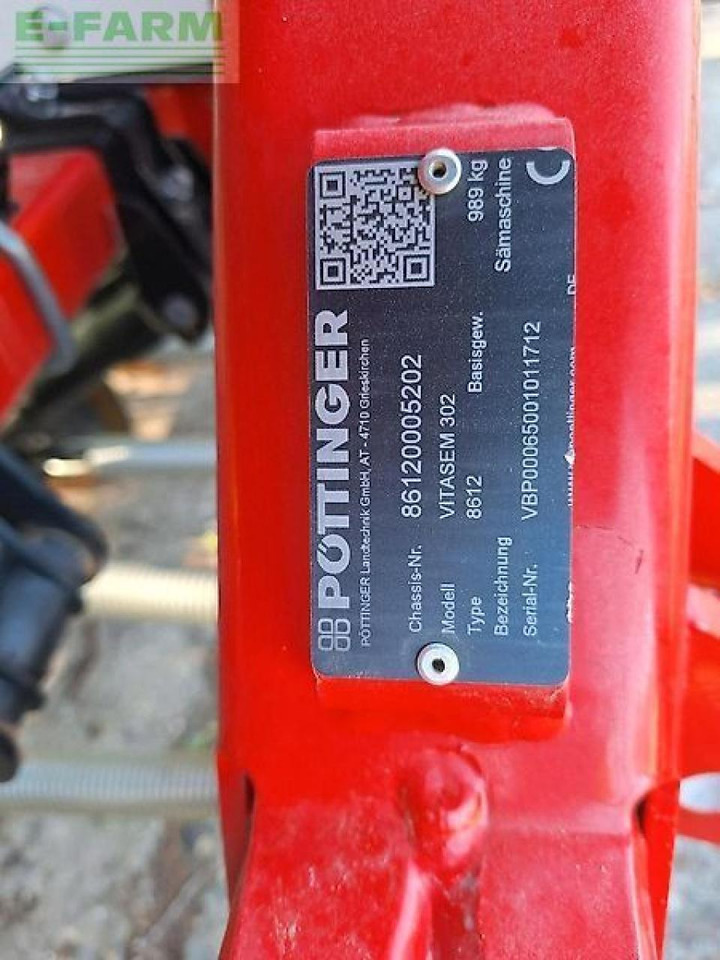 Pöttinger vitasem 302 drillmaschine sämaschine scheibenschare - Сеялка: фото 4 Pöttinger vitasem 302 drillmaschine sämaschine scheibenschare - Сеялка: фото 4