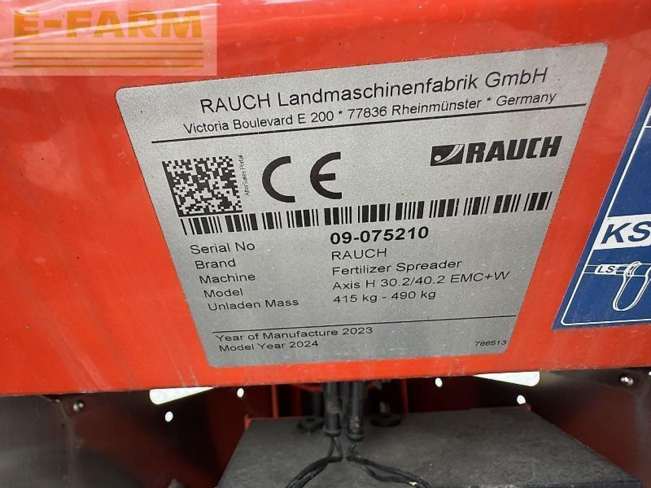 Rauch axis h 30.2 emc+w isobus - Разбрасыватель удобрений: фото 5 Rauch axis h 30.2 emc+w isobus - Разбрасыватель удобрений: фото 5