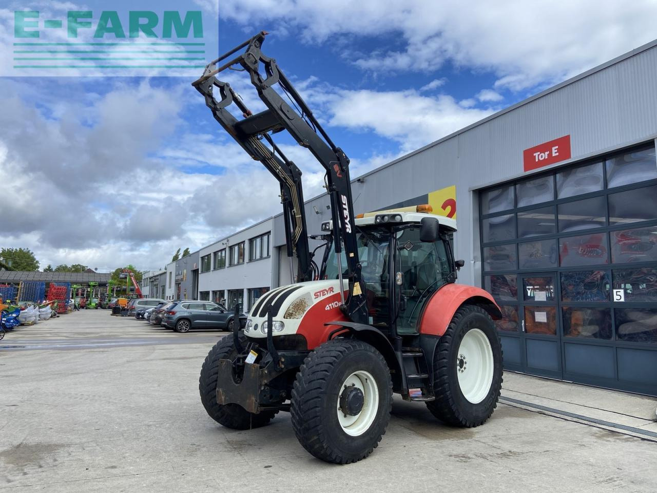 Steyr profi 4110 - Трактор: фото 1 Steyr profi 4110 - Трактор: фото 1