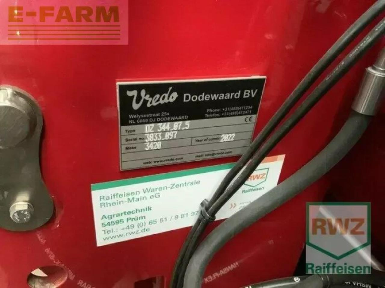 Vredo 344.07.5 agri twin - Сеялка точного высева: фото 4 Vredo 344.07.5 agri twin - Сеялка точного высева: фото 4