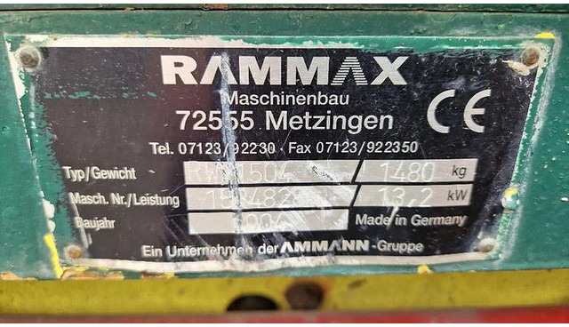 Rammax RW1504 Grabenwalze - Полевой каток: фото 5 Rammax RW1504 Grabenwalze - Полевой каток: фото 5