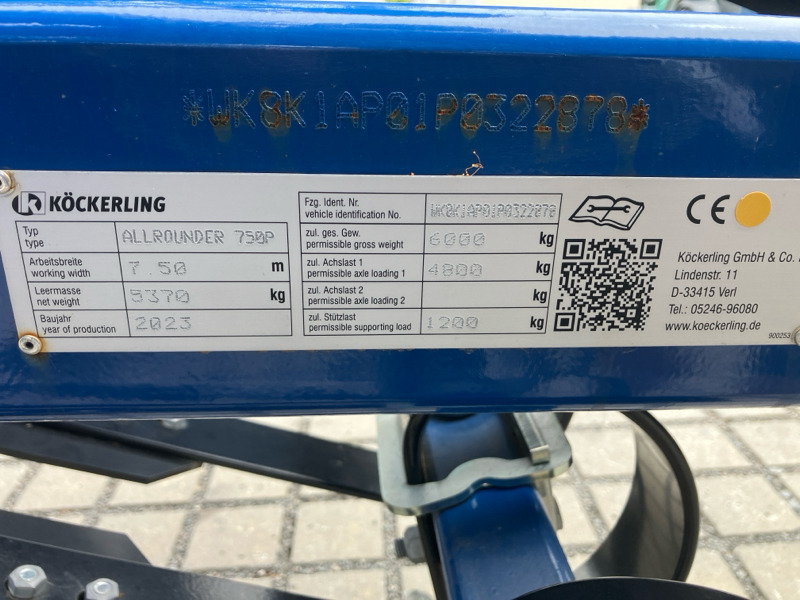 Köckerling Allrounder 750 profiline - Борона: фото 2 Köckerling Allrounder 750 profiline - Борона: фото 2