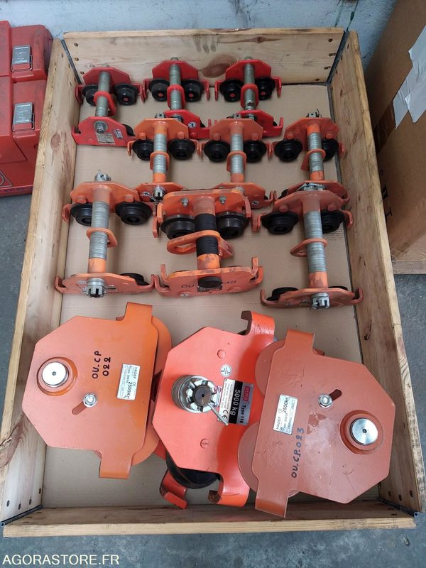 CHARIOT PORTE PALANS (lot de 12 chariots) - Инструмент/ Оборудование: фото 1 CHARIOT PORTE PALANS (lot de 12 chariots) - Инструмент/ Оборудование: фото 1