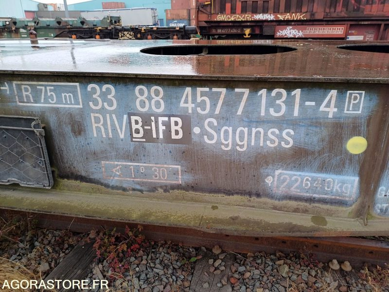 Другая техника Wagon plat intermodal type Sggnss – modèle 6432B0-4, 72 pieds - 2004 (ref 1561): фото 9