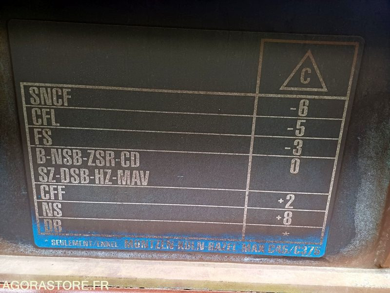 Другая техника Wagon plat intermodal type Sggnss – modèle 6432B0-4, 72 pieds - 2004 (ref 1561): фото 13