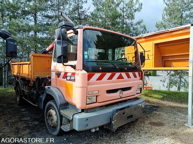 Camion Renault 16T Tribenne Grue M150/12 BC-867-AS - Грузовик: фото 2 Camion Renault 16T Tribenne Grue M150/12 BC-867-AS - Грузовик: фото 2