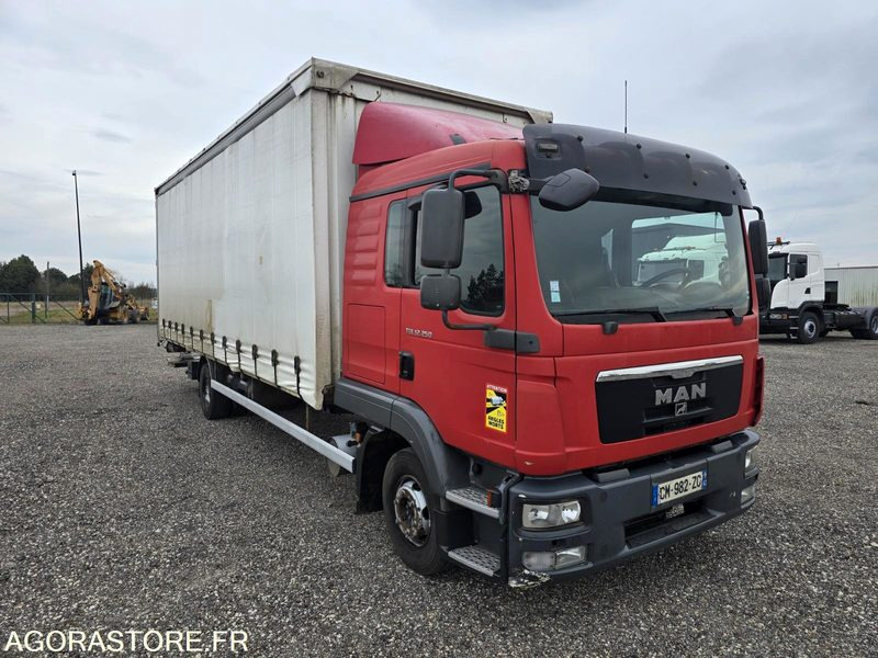 MAN TGL 12.250 - 2012 - 697000km - Camion Ridelles Coulissantes - Грузовик: фото 2 MAN TGL 12.250 - 2012 - 697000km - Camion Ridelles Coulissantes - Грузовик: фото 2