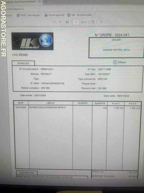 POID LOURD RENAULT MIDLUM - Грузовик: фото 5 POID LOURD RENAULT MIDLUM - Грузовик: фото 5