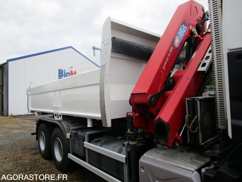 Porteur bibenne grue Renault C380 - 2015 - 320 000km - TRES BON ETAT - Грузовик: фото 3 Porteur bibenne grue Renault C380 - 2015 - 320 000km - TRES BON ETAT - Грузовик: фото 3