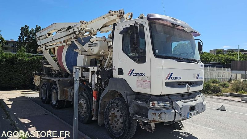 MALAXEUR POMPE A BETON RENAULT PREMIUM - 2004 / 346 794 KM - EXCLU EXPORT - Автобетононасос-смеситель: фото 2 MALAXEUR POMPE A BETON RENAULT PREMIUM - 2004 / 346 794 KM - EXCLU EXPORT - Автобетононасос-смеситель: фото 2