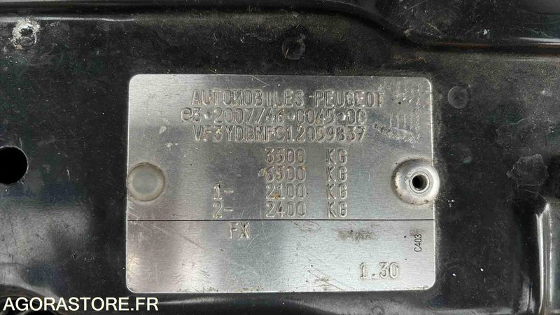 PEUGEOT - BOXER - 2012 -140 476 Kms CA 464 JF - Цельнометаллический фургон: фото 5 PEUGEOT - BOXER - 2012 -140 476 Kms CA 464 JF - Цельнометаллический фургон: фото 5