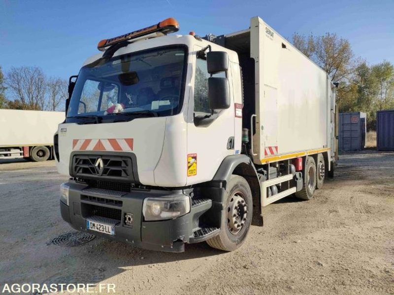 RENAULT D26 WIDE 320.26-E6 - BOM 20m3 CARGOPAC II - 2014 / 306697 KM (DM423LL) - Мусоровоз: фото 1 RENAULT D26 WIDE 320.26-E6 - BOM 20m3 CARGOPAC II - 2014 / 306697 KM (DM423LL) - Мусоровоз: фото 1