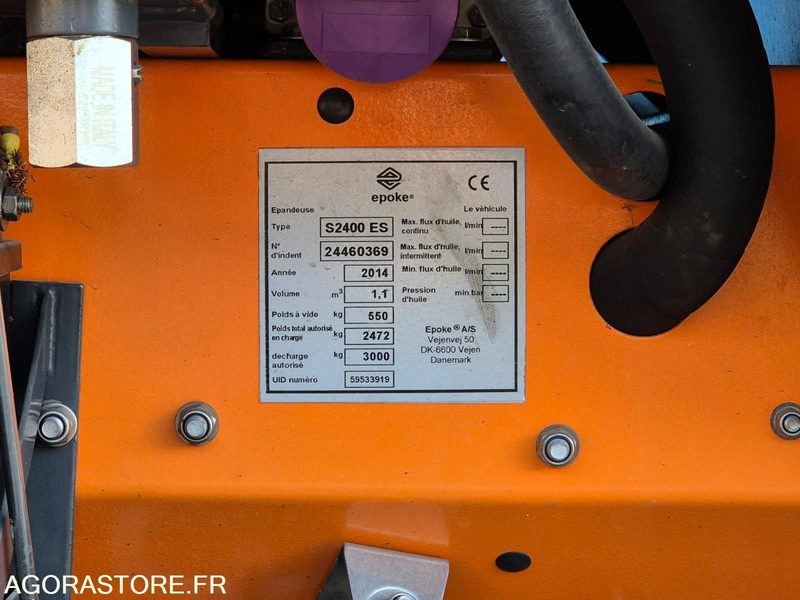 SALEUSE EPOKE S2400 ES 2014 AVEC MOTEUR AUXILIAIRE - Садовое оборудование: фото 2 SALEUSE EPOKE S2400 ES 2014 AVEC MOTEUR AUXILIAIRE - Садовое оборудование: фото 2
