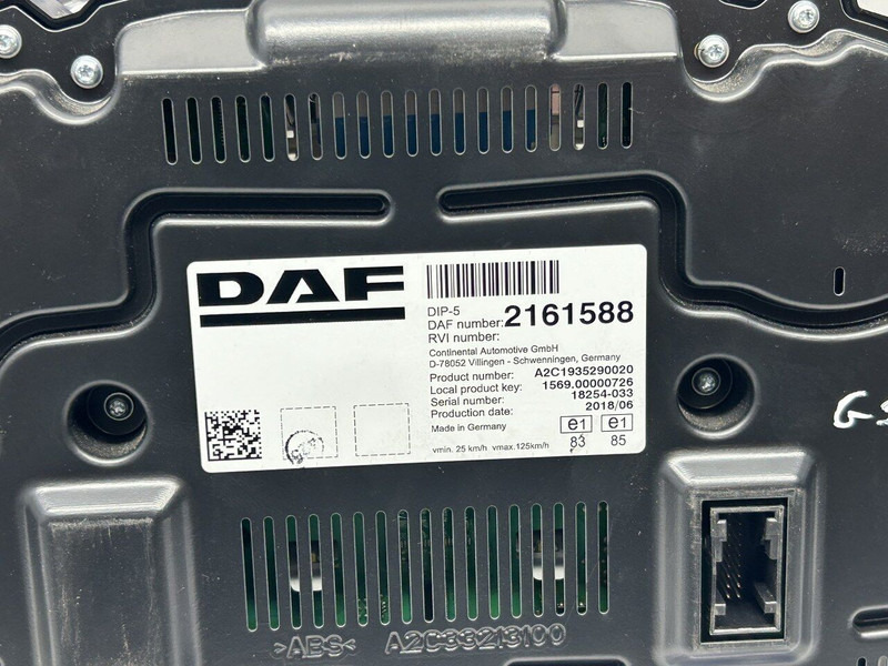 DAF XF106 - Приборная панель для Грузовиков: фото 3 DAF XF106 - Приборная панель для Грузовиков: фото 3