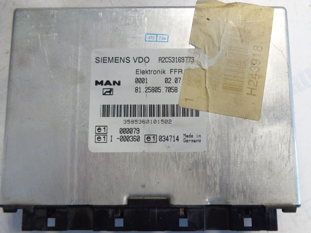 MAN elektronik FFR control unit (WORLDWIDE DELIVERY) - Блок управления для Грузовиков: фото 1 MAN elektronik FFR control unit (WORLDWIDE DELIVERY) - Блок управления для Грузовиков: фото 1