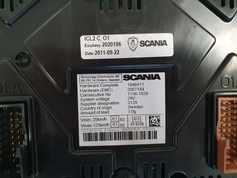 Scania instrument cluster - Приборная панель для Грузовиков: фото 3 Scania instrument cluster - Приборная панель для Грузовиков: фото 3