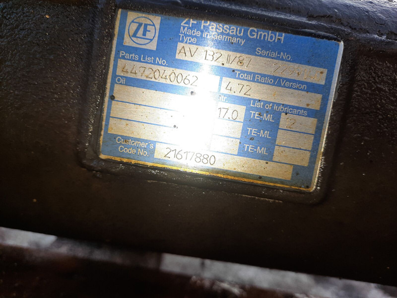 Volvo шестерни бортовой передачи ZF - Задняя ось: фото 3 Volvo шестерни бортовой передачи ZF - Задняя ось: фото 3