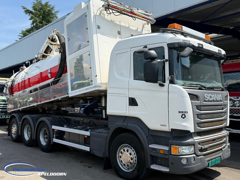Scania R490 Euro 6, Rolba Inox / Edelstahl 18500 Liter, Robuschi, Pratissoli, 8x4 - Ассенизатор: фото 1 Scania R490 Euro 6, Rolba Inox / Edelstahl 18500 Liter, Robuschi, Pratissoli, 8x4 - Ассенизатор: фото 1