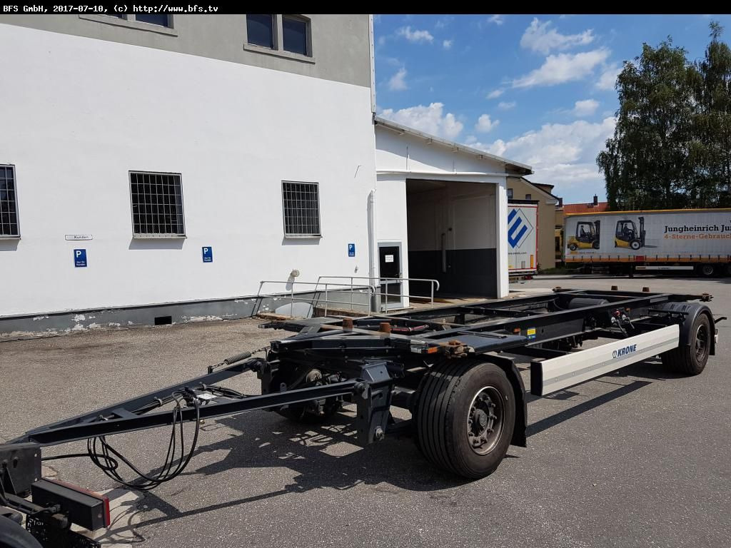 Krone Lafette AZ 18E BDF Lafette - Прицеп-контейнеровоз/ Сменный кузов: фото 1 Krone Lafette AZ 18E BDF Lafette - Прицеп-контейнеровоз/ Сменный кузов: фото 1