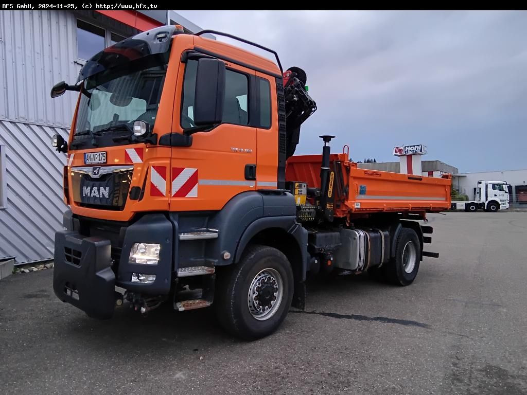 MAN TGS 18.500 4x4 BL  Palfinger, WiDi, Hydrodrive - Самосвал: фото 1 MAN TGS 18.500 4x4 BL  Palfinger, WiDi, Hydrodrive - Самосвал: фото 1