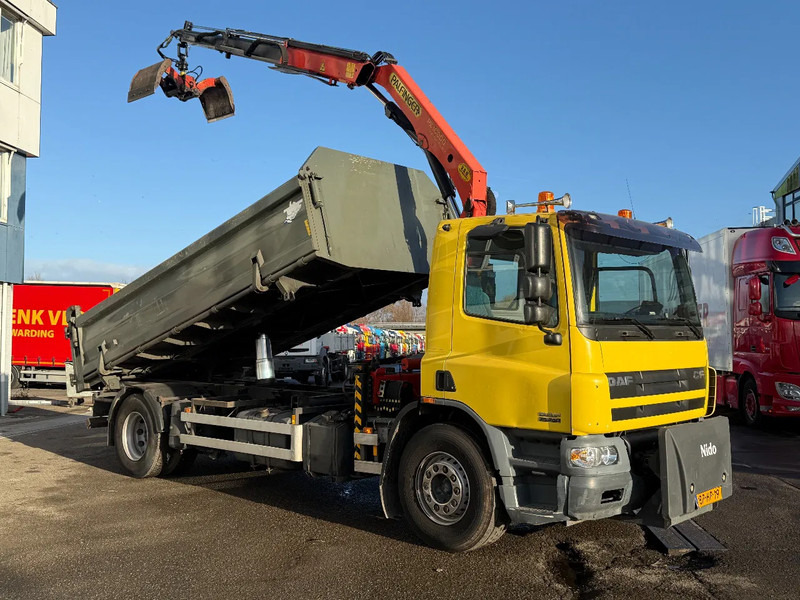 DAF CF 75.250 4X2 + PALFINGER PK10000 + 3-SIDE TIPPER 12 TON - Самосвал, Автоманипулятор: фото 2 DAF CF 75.250 4X2 + PALFINGER PK10000 + 3-SIDE TIPPER 12 TON - Самосвал, Автоманипулятор: фото 2