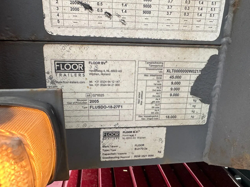 Низкорамный полуприцеп Floor 3 AXLE, 6 M EXTENDABLE, WHEEL FILLS: фото 16 Низкорамный полуприцеп Floor 3 AXLE, 6 M EXTENDABLE, WHEEL FILLS: фото 16