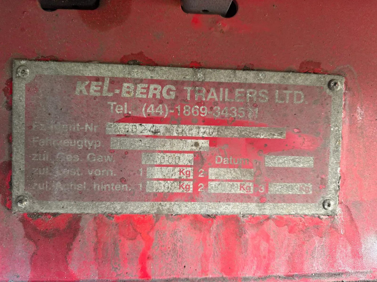 Тентованный грузовик Kel-Berg PRAH 27 3X BPW AXLE CURTAIN SIDE: фото 11
