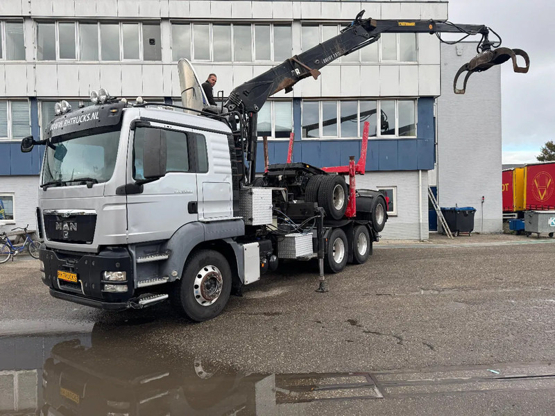 MAN TGS 33.480 6X4 + HIAB 251S.82 + TRAILER 2 AXLE KRAEMER - Лесовоз, Автоманипулятор: фото 1 MAN TGS 33.480 6X4 + HIAB 251S.82 + TRAILER 2 AXLE KRAEMER - Лесовоз, Автоманипулятор: фото 1