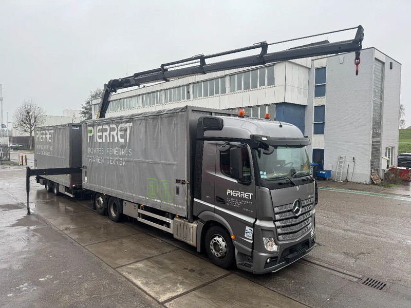 Mercedes-Benz Actros 2645 PALFINGER PK 19 + REMOTE CONTROL + ROYEN HANGER COMPLETE 2017! - Тентованный грузовик, Автоманипулятор: фото 3 Mercedes-Benz Actros 2645 PALFINGER PK 19 + REMOTE CONTROL + ROYEN HANGER COMPLETE 2017! - Тентованный грузовик, Автоманипулятор: фото 3