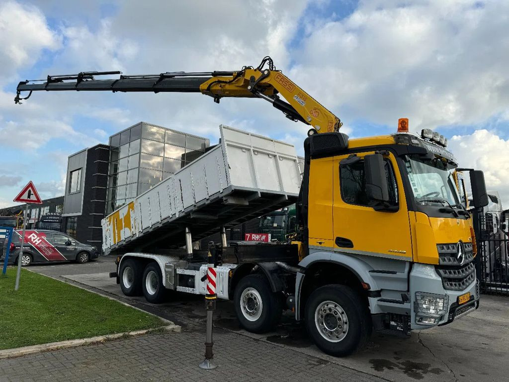 Mercedes-Benz Actros 4448 - 8X4 + EURO 6 + FASSI F315 + REMOTE - Грузовик бортовой/ Платформа, Автоманипулятор: фото 2 Mercedes-Benz Actros 4448 - 8X4 + EURO 6 + FASSI F315 + REMOTE - Грузовик бортовой/ Платформа, Автоманипулятор: фото 2