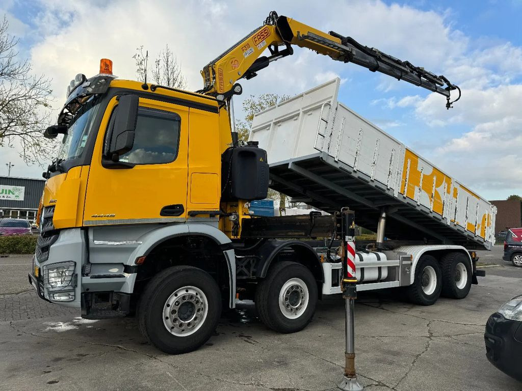 Mercedes-Benz Actros 4448 - 8X4 + EURO 6 + FASSI F315 + REMOTE - Грузовик бортовой/ Платформа, Автоманипулятор: фото 1 Mercedes-Benz Actros 4448 - 8X4 + EURO 6 + FASSI F315 + REMOTE - Грузовик бортовой/ Платформа, Автоманипулятор: фото 1