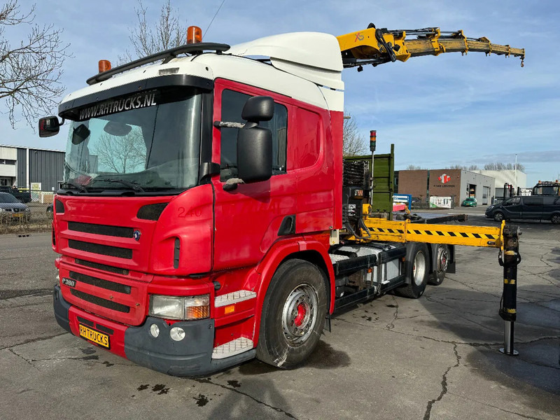 Scania P380 6X2 HIAB 288 + REMOTE CONTROL + PLATEAU - Автоманипулятор: фото 1 Scania P380 6X2 HIAB 288 + REMOTE CONTROL + PLATEAU - Автоманипулятор: фото 1