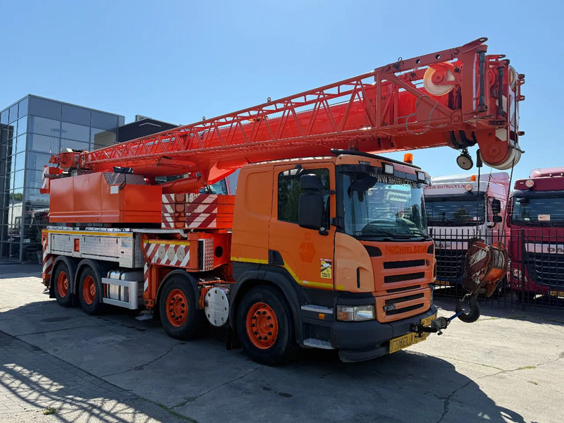 Scania P380 8X4 + FAUN HK40 + FLYJIB + BALLASTBL. 6,9 TON - 4.305 HOURS - Автоманипулятор: фото 1 Scania P380 8X4 + FAUN HK40 + FLYJIB + BALLASTBL. 6,9 TON - 4.305 HOURS - Автоманипулятор: фото 1