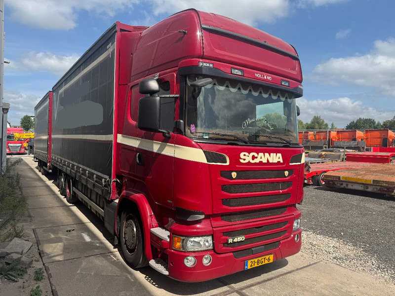 Scania R450 6X2 EURO6 + VAN ECK HANGER - Тентованный грузовик: фото 3 Scania R450 6X2 EURO6 + VAN ECK HANGER - Тентованный грузовик: фото 3