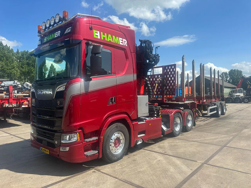 Scania S650 V8, EPSILON S290 Z 96. DOLL TRAILER 2 AXLE FORCED STEERING, 4,5 M EXTENDABLE, APK 04-2026 - Тягач: фото 4 Scania S650 V8, EPSILON S290 Z 96. DOLL TRAILER 2 AXLE FORCED STEERING, 4,5 M EXTENDABLE, APK 04-2026 - Тягач: фото 4
